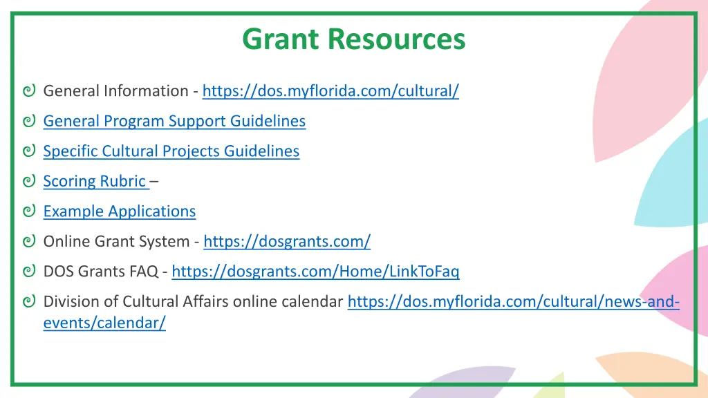 grant resources