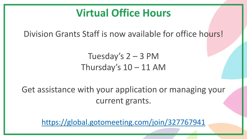 virtual office hours