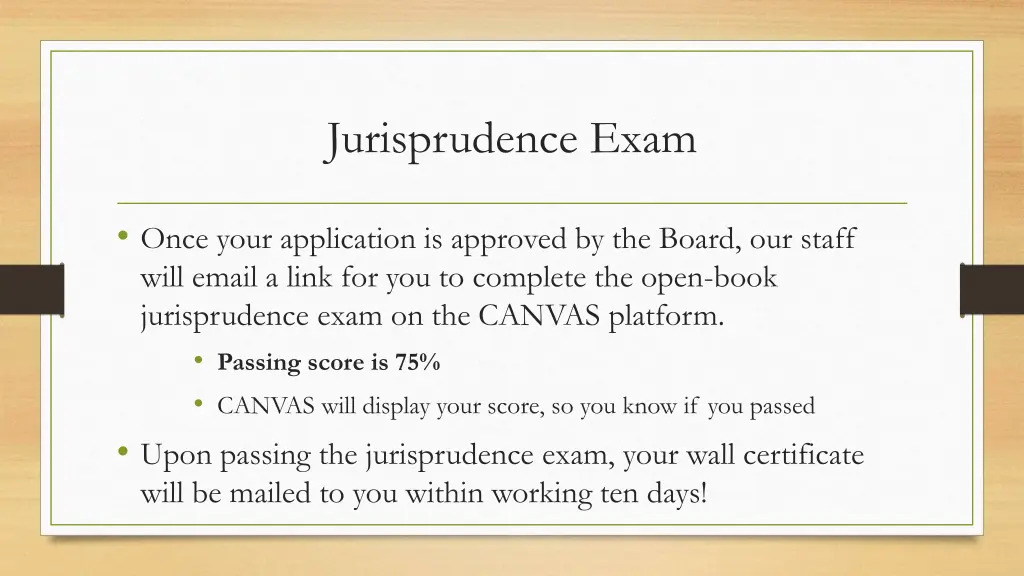 jurisprudence exam