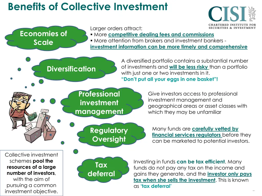 benefits of collective investment