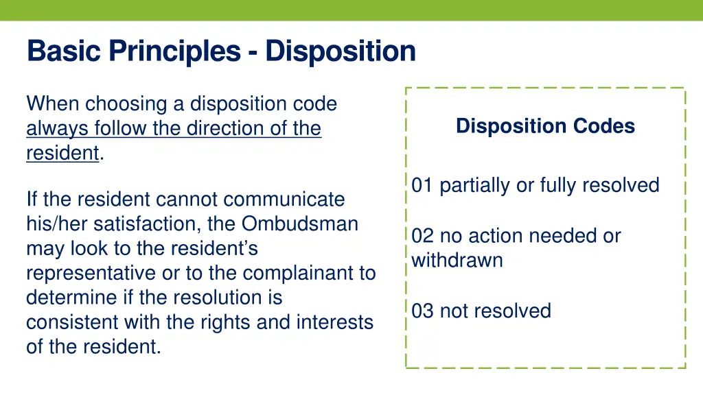 basic principles disposition 1