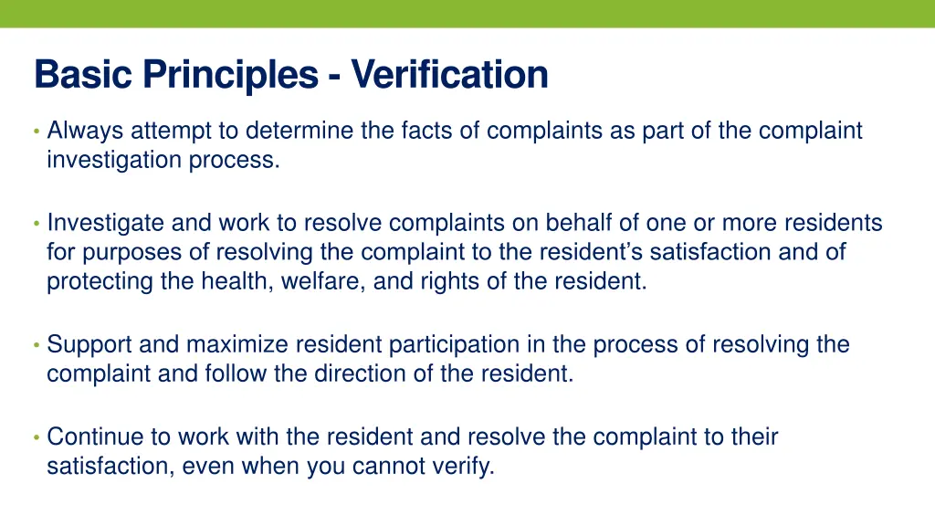 basic principles verification 1