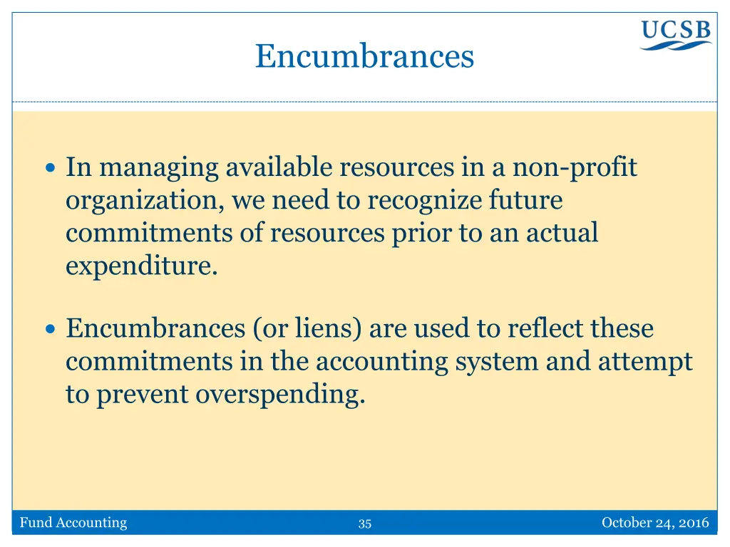 encumbrances