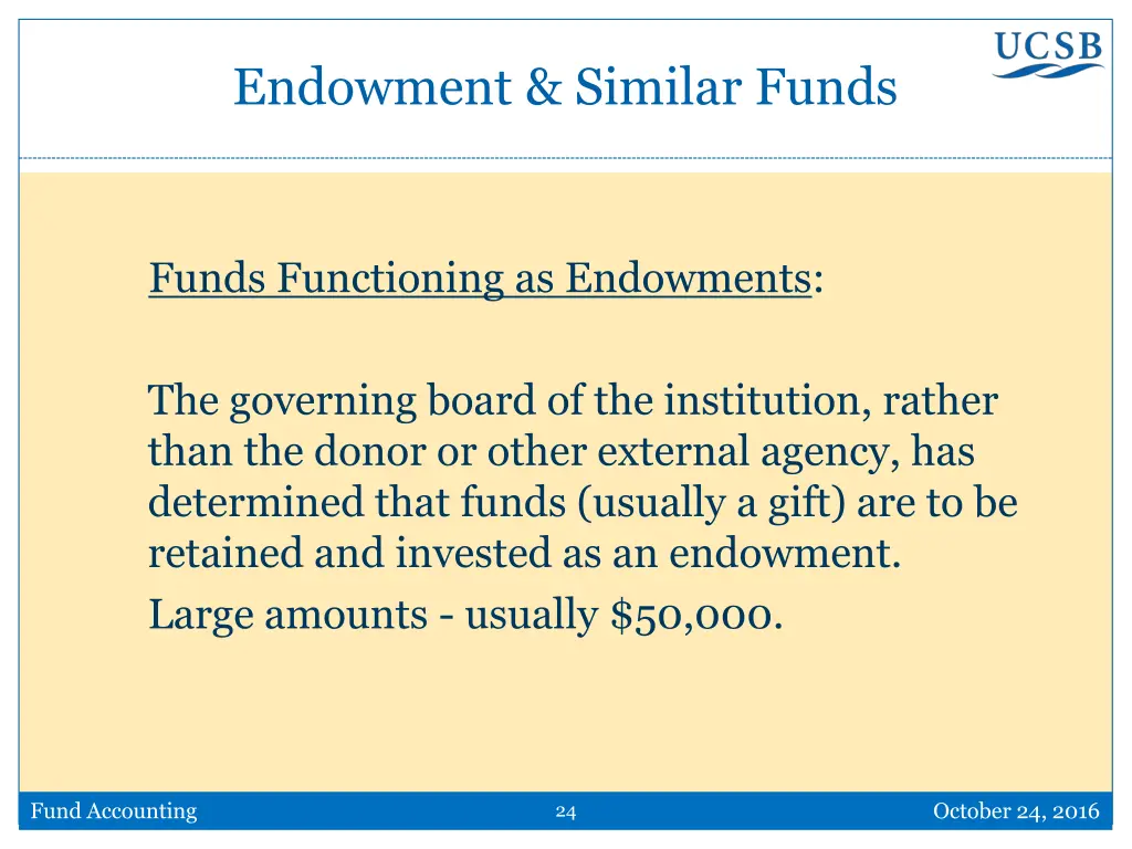 endowment similar funds 1