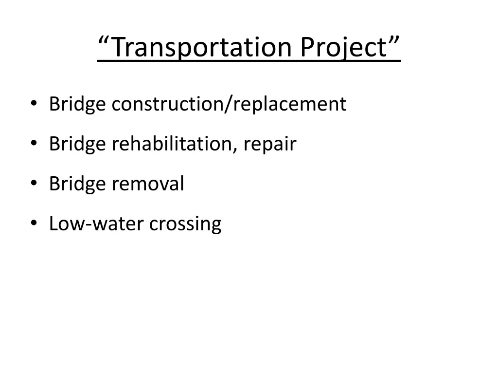 transportation project 1