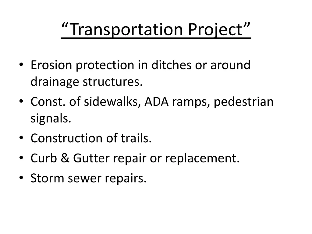 transportation project 2