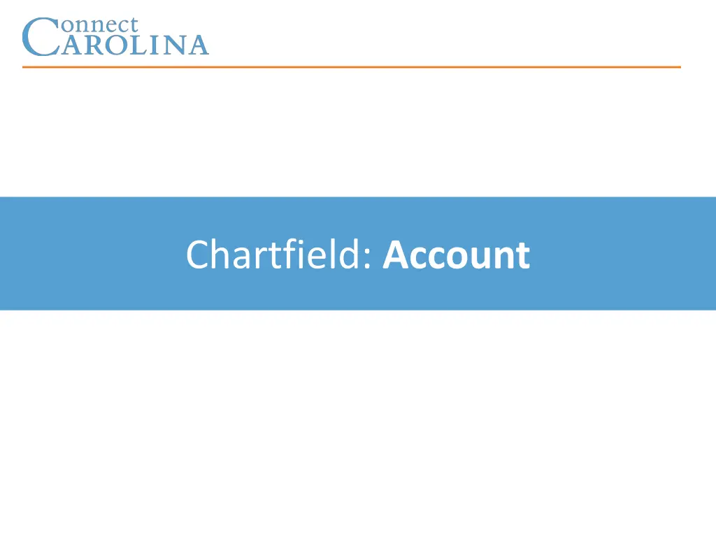 chartfield account