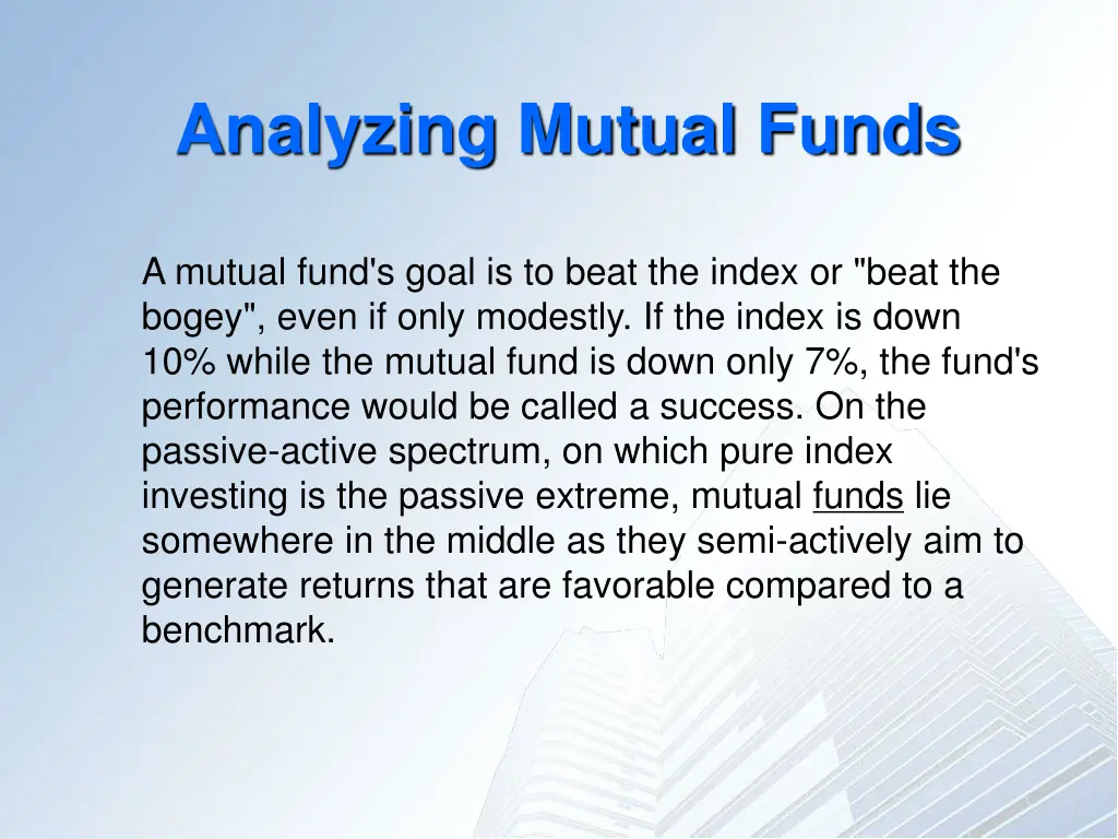 analyzing mutual funds 2