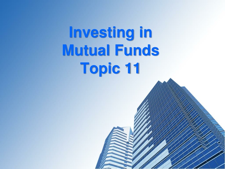 investing in mutual funds topic 11