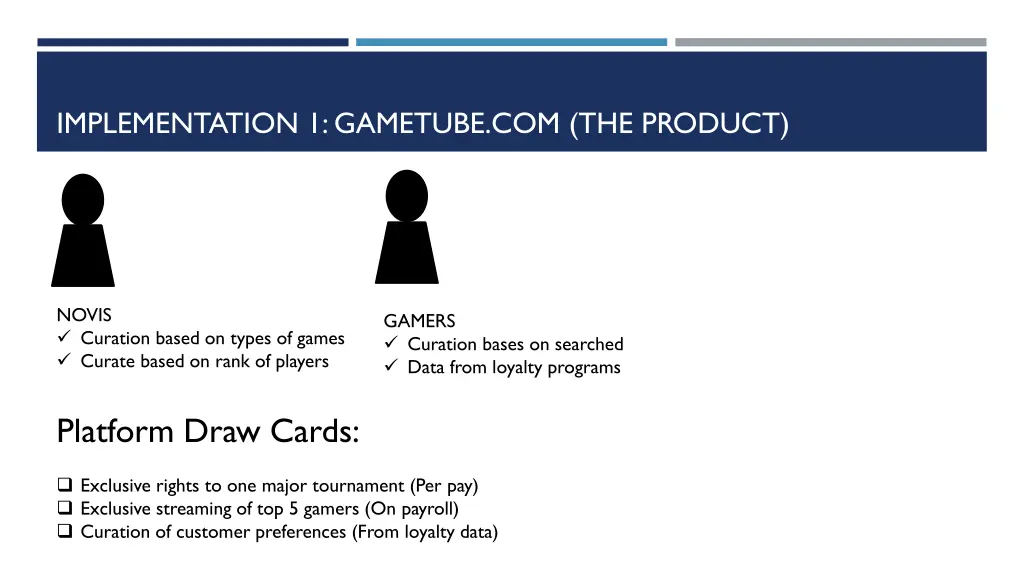 implementation 1 gametube com the product 1