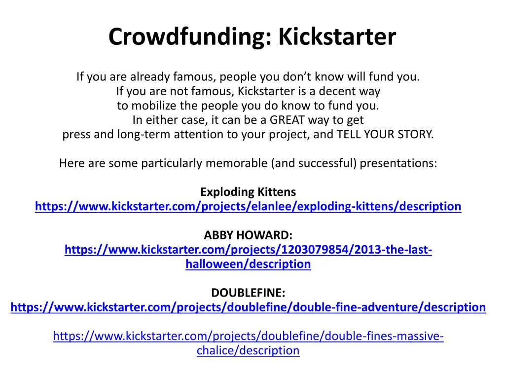 crowdfunding kickstarter