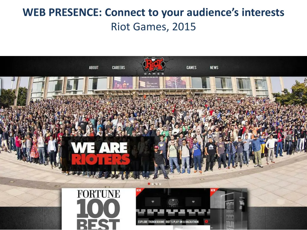 web presence connect to your audience s interests 2