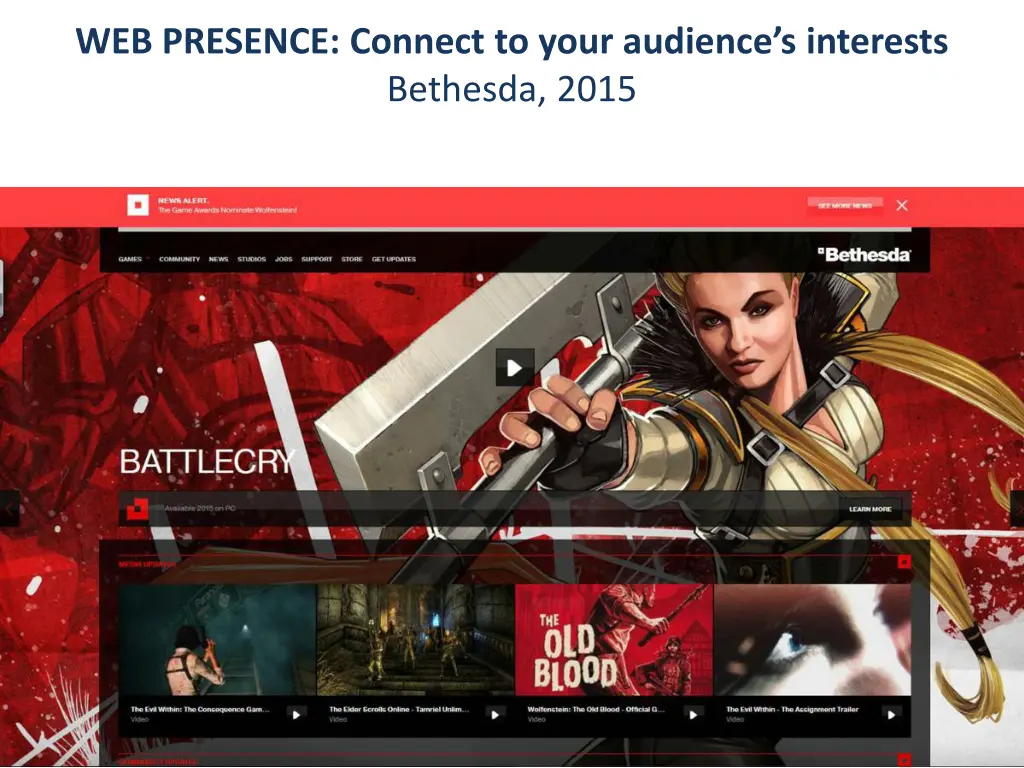 web presence connect to your audience s interests 4