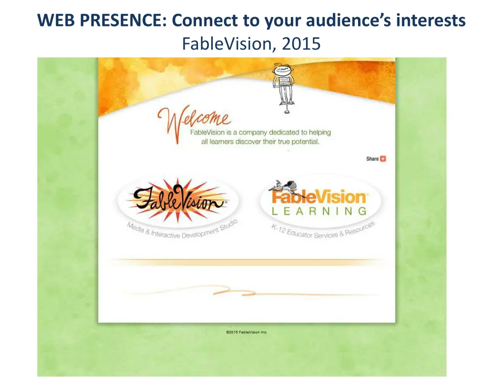 web presence connect to your audience s interests 6