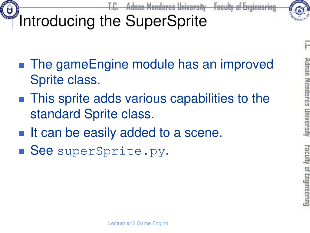 introducing the supersprite