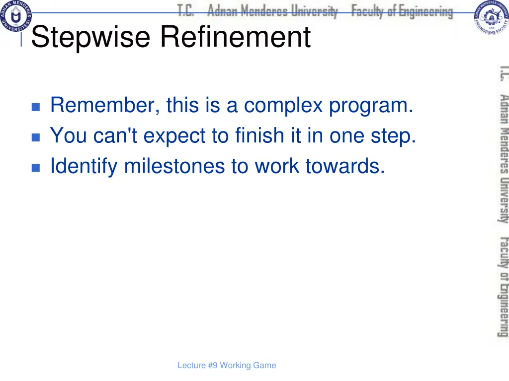 stepwise refinement