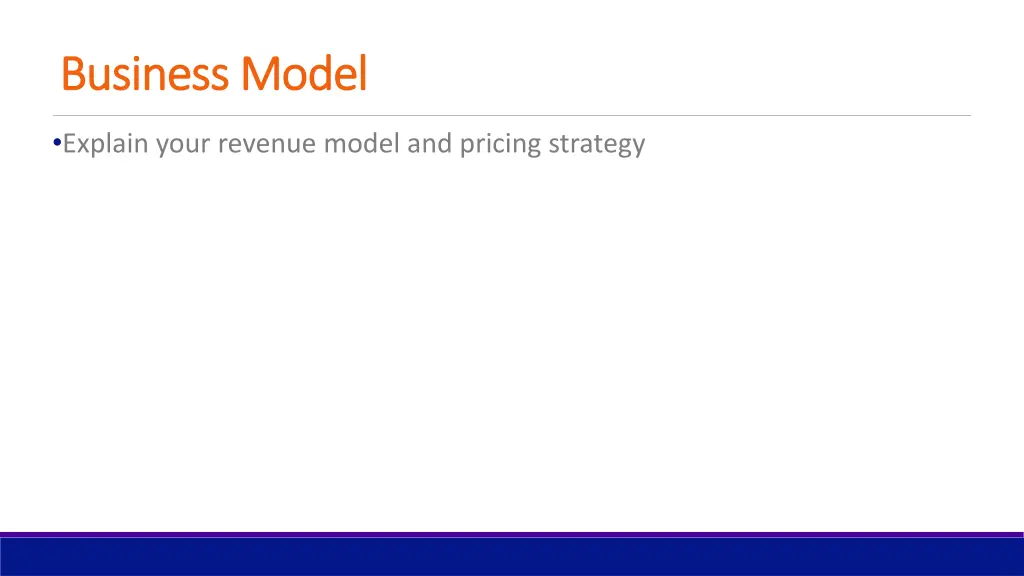 business model business model