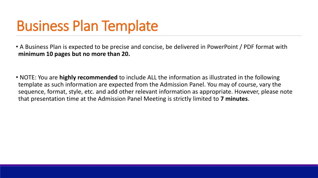 business plan template business plan template