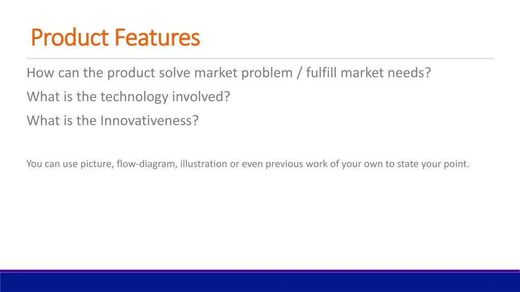 product features product features