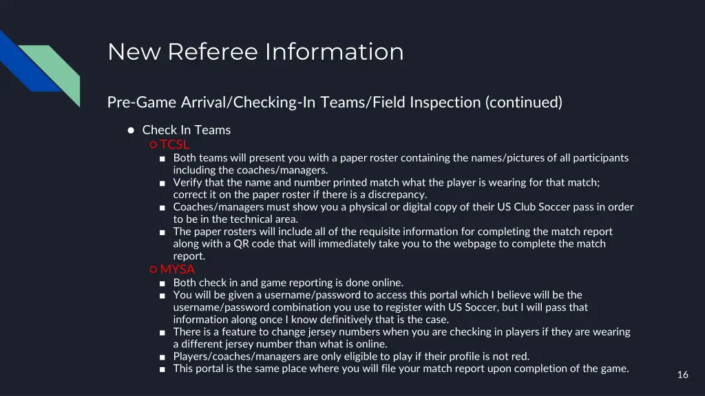 new referee information 14