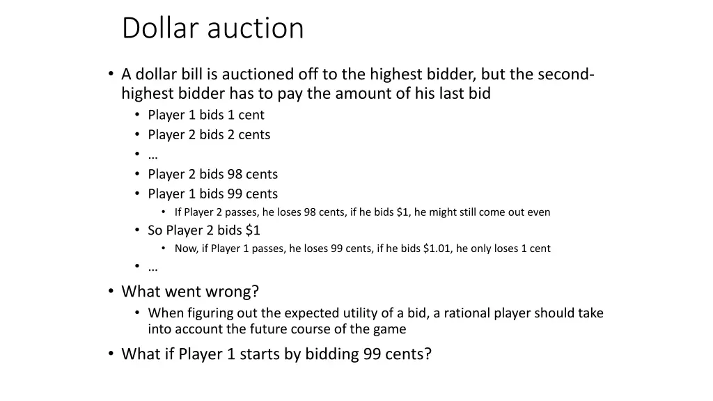 dollar auction 1