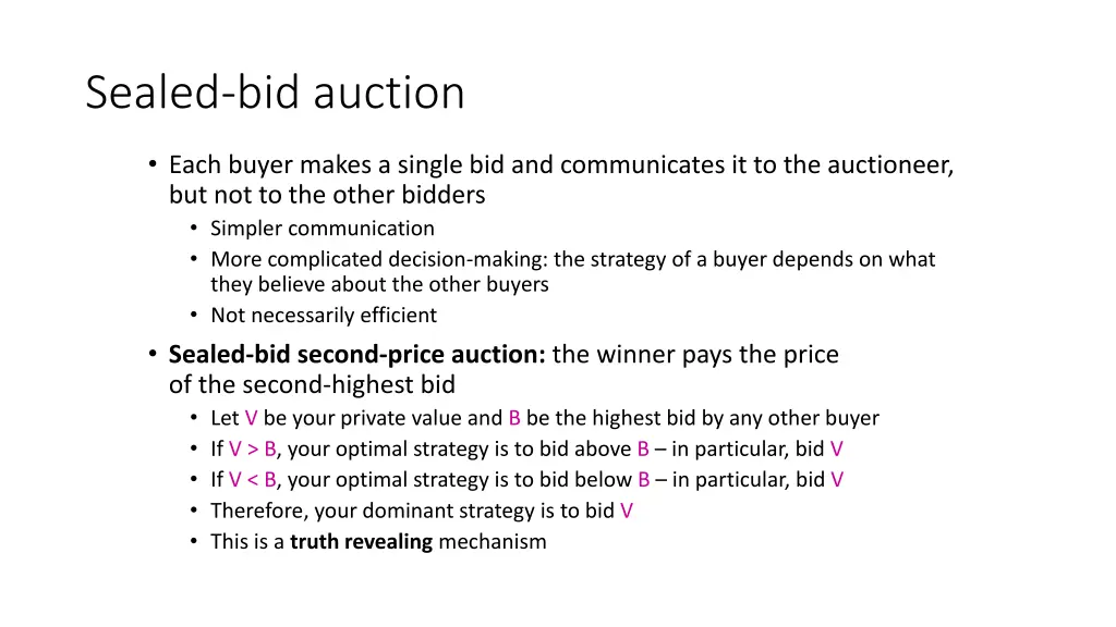 sealed bid auction