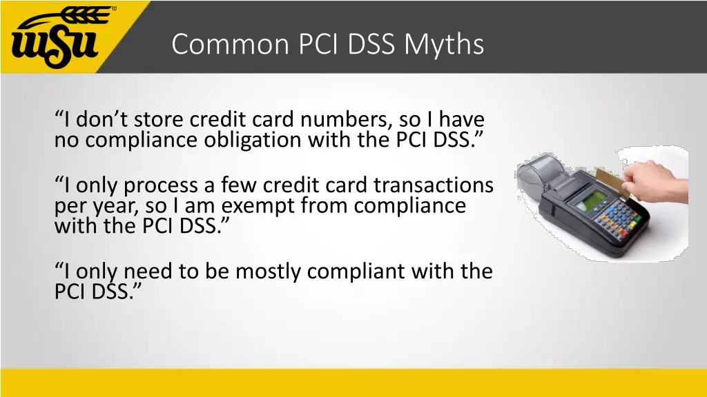 common pci dss myths