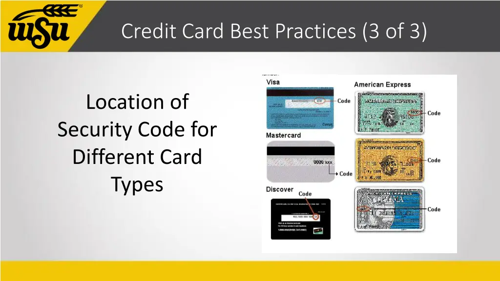 credit card best practices 3 of 3