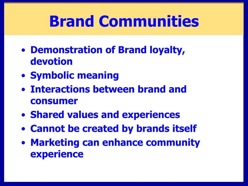 brand communities