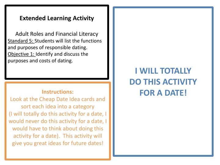 extended learning activity