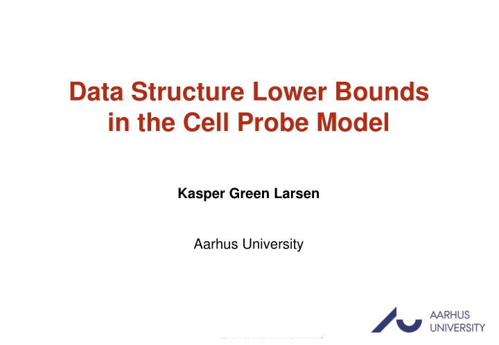 data structure lower bounds in the cell probe