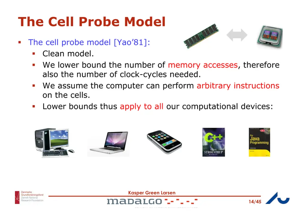 the cell probe model 4