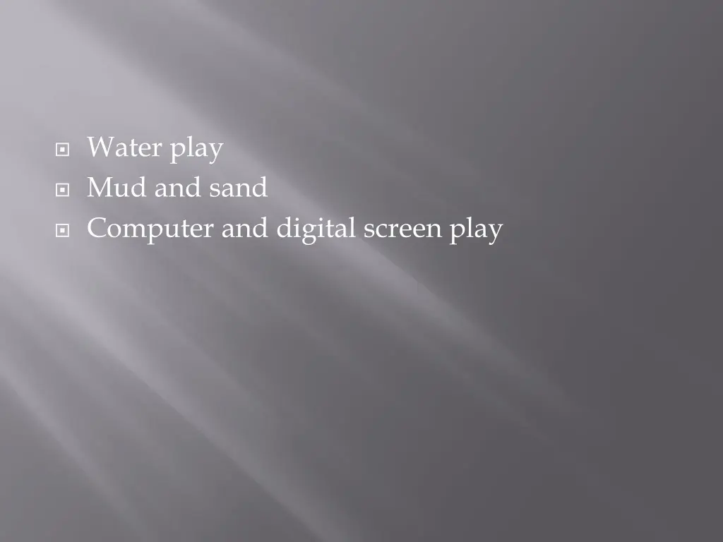 water play mud and sand computer and digital