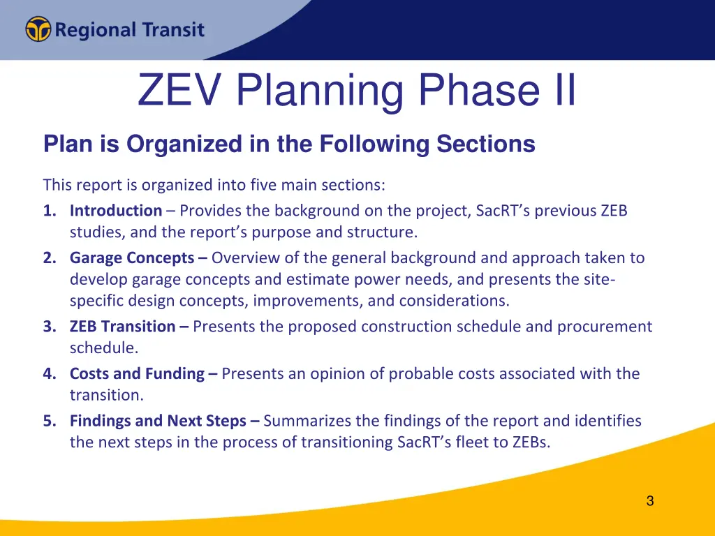 zev planning phase ii