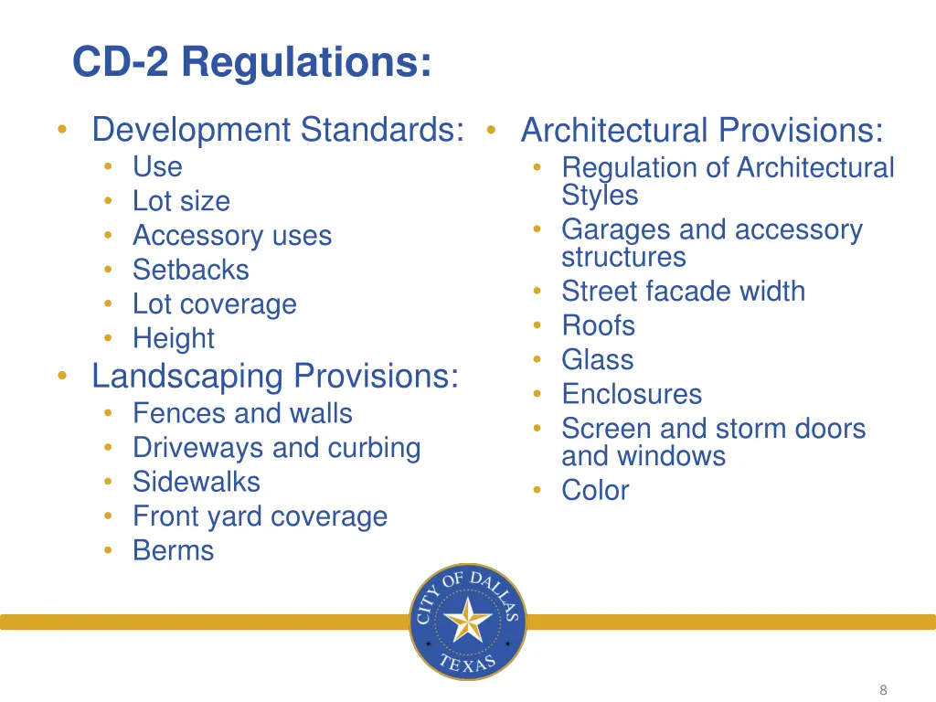 cd 2 regulations