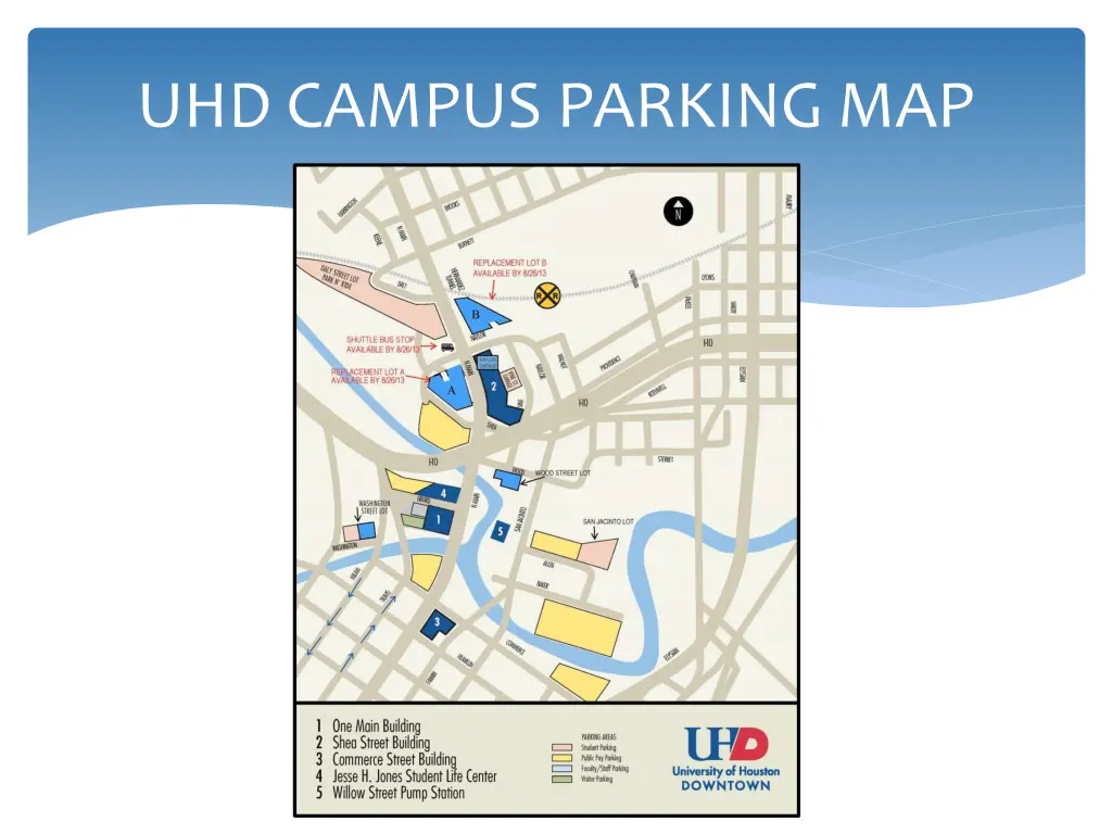 uhd campus parking map