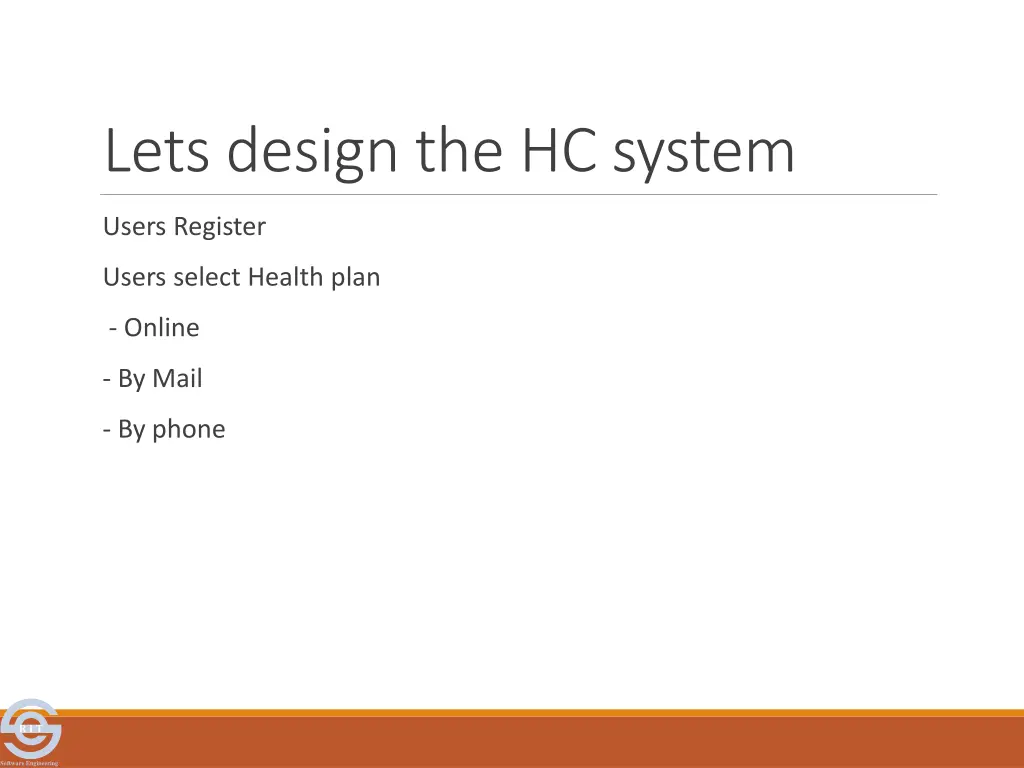 lets design the hc system