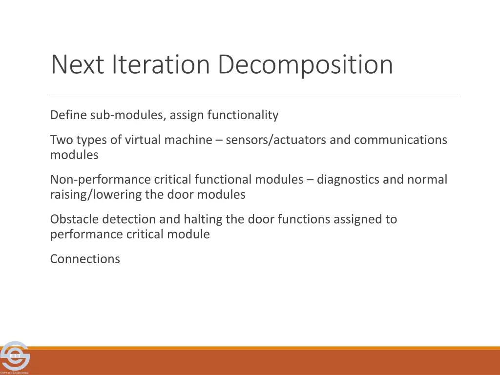 next iteration decomposition