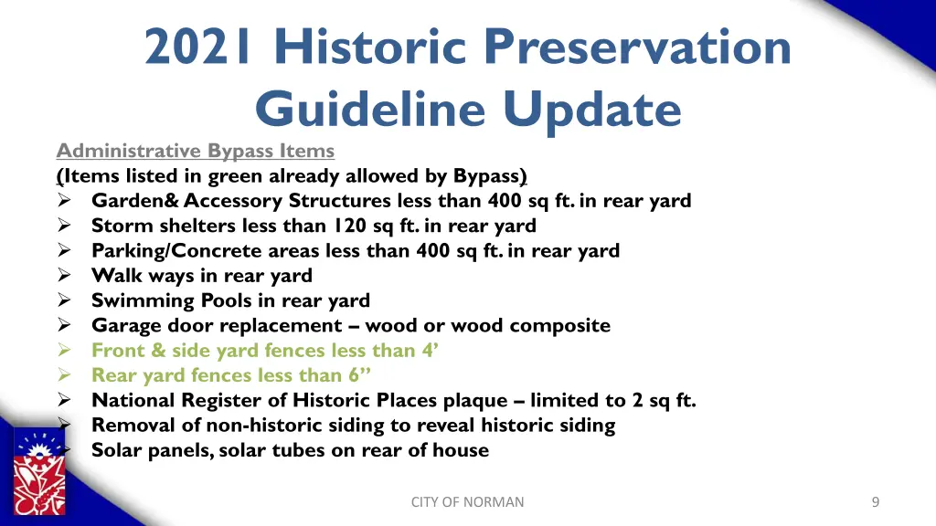 2021 historic preservation guideline update 6