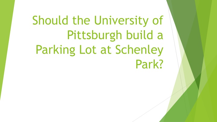 should the university of pittsburgh build