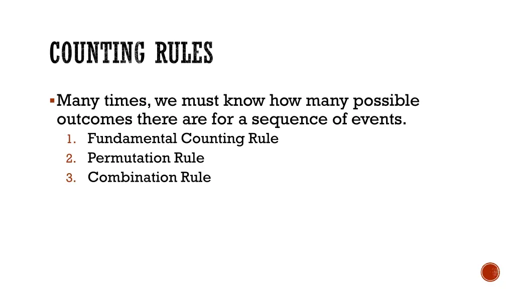 counting rules 1