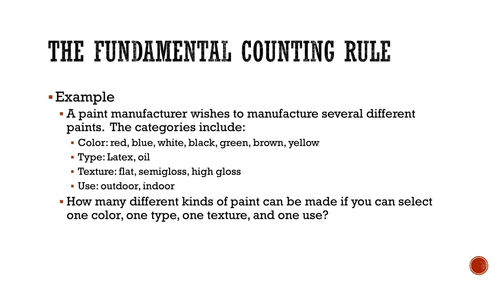 the fundamental counting rule 1