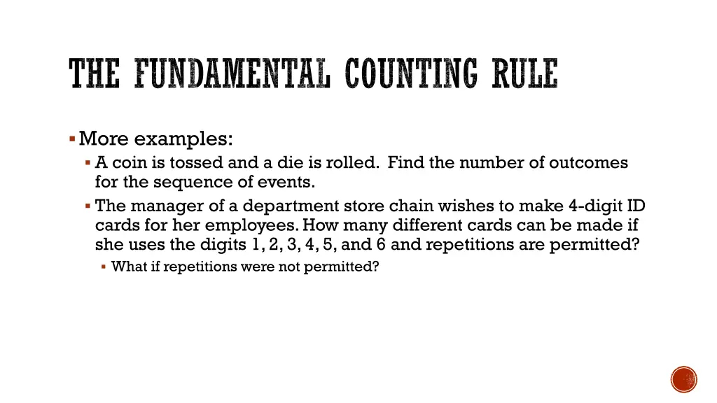 the fundamental counting rule 2