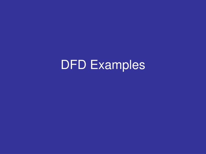 dfd examples