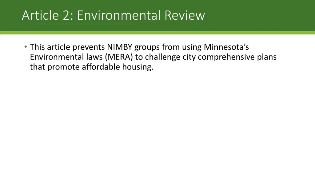 article 2 environmental review