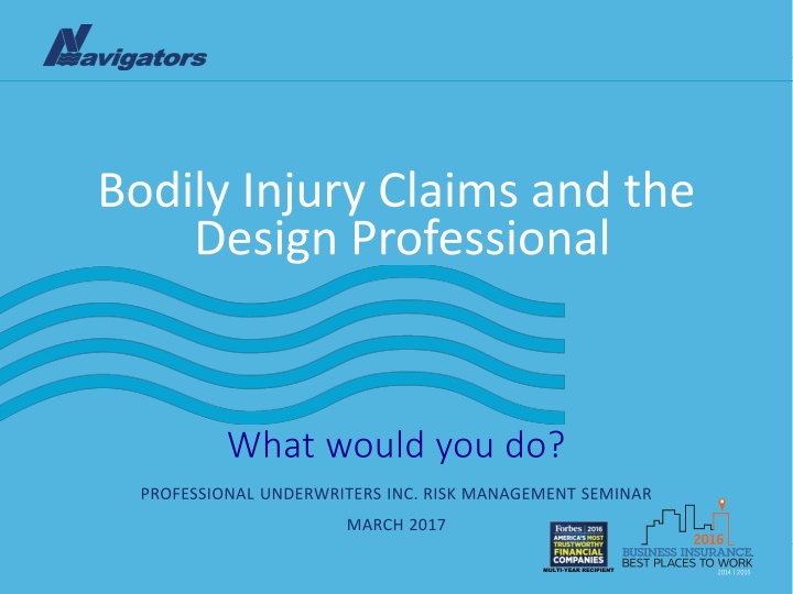 bodily injury claims and the design professional