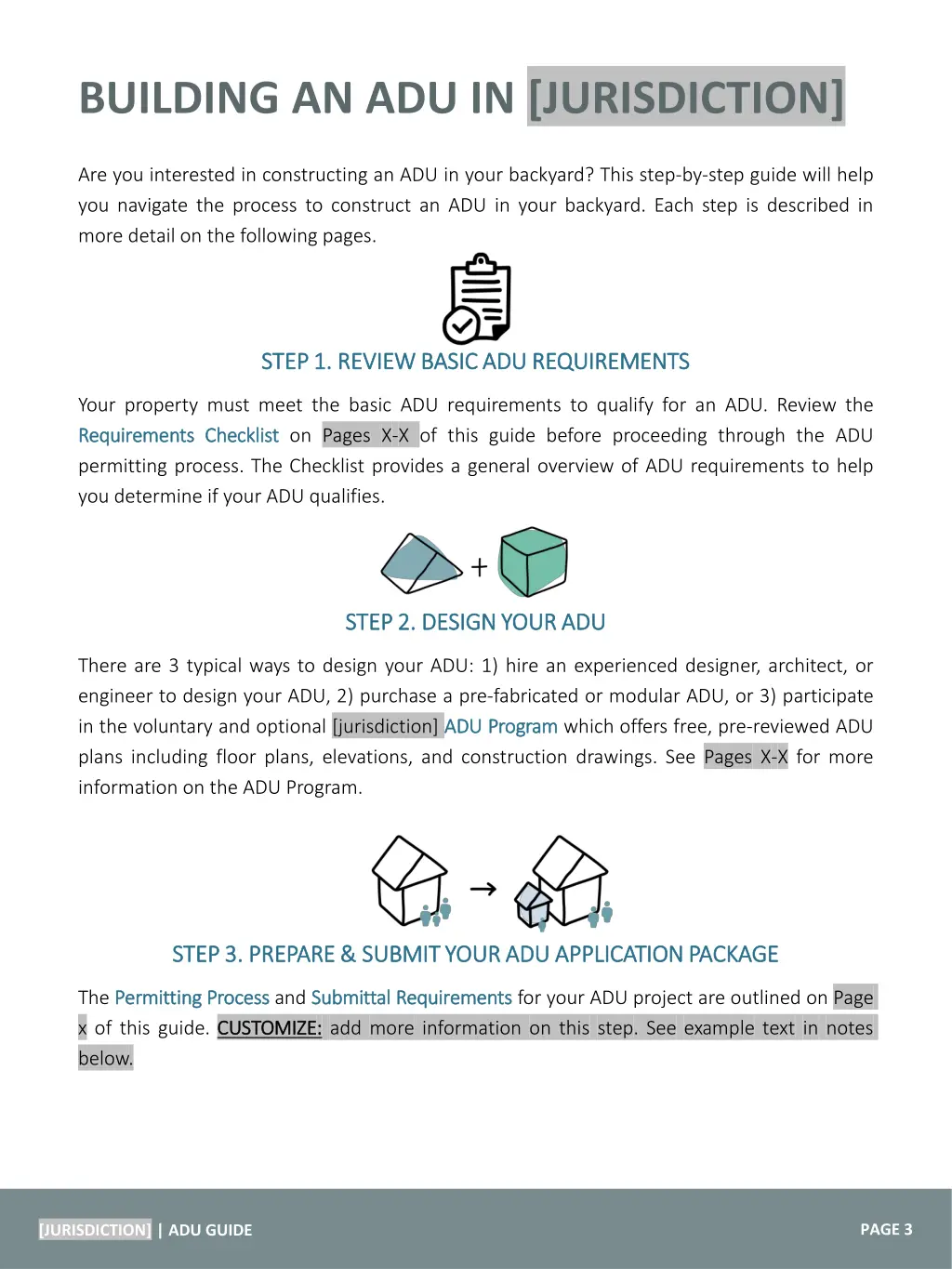 building an adu in jurisdiction