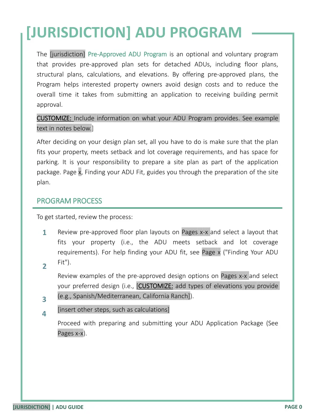 jurisdiction adu program