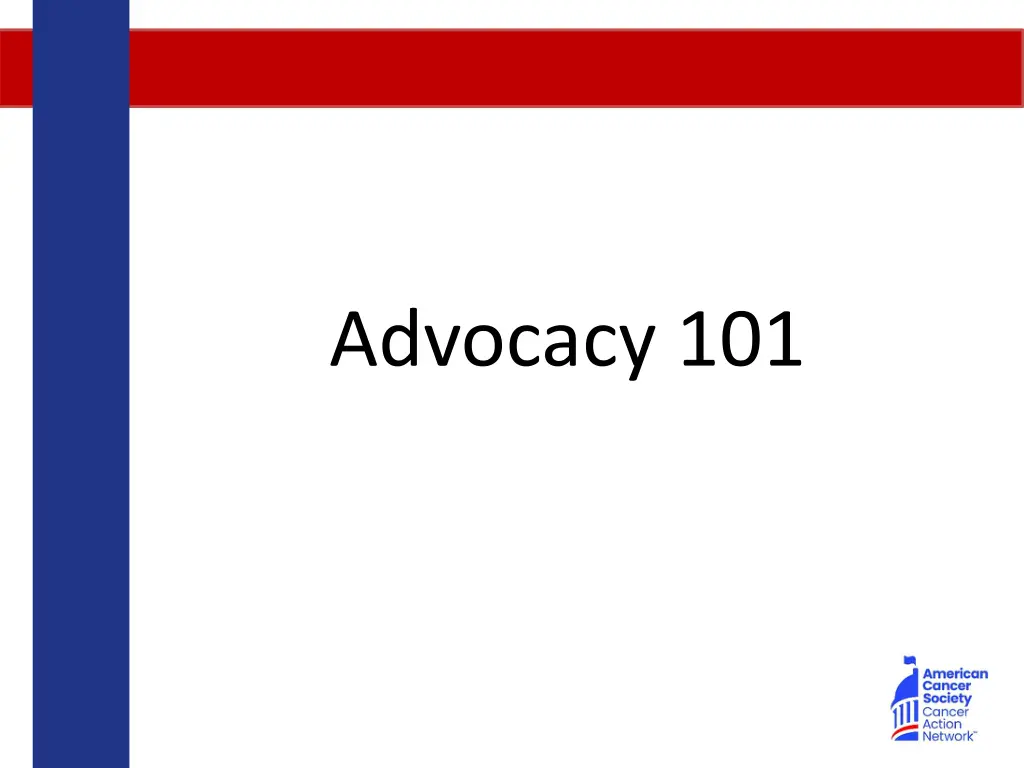 advocacy 101