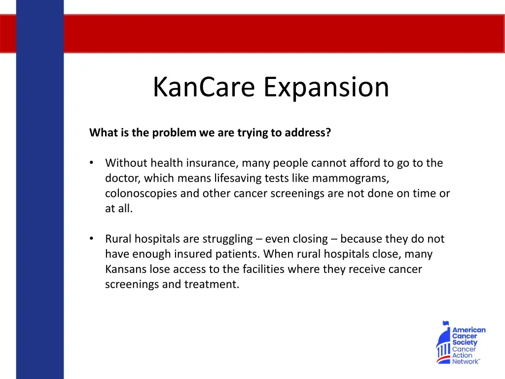 kancare expansion